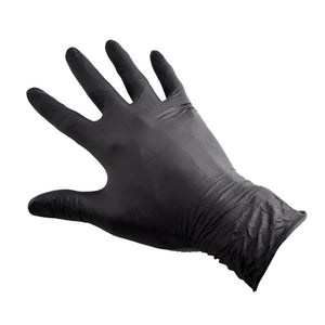 Gants en Latex noirs 100pcs.