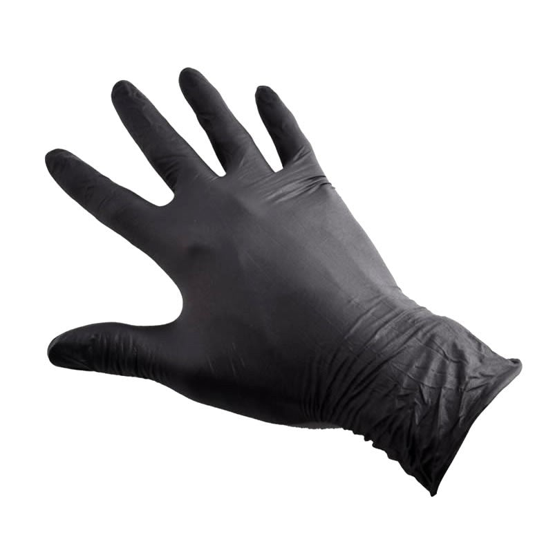 Gants en Latex noirs 100pcs.