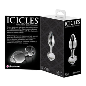 Plug anal en verre - Icicles N° 44