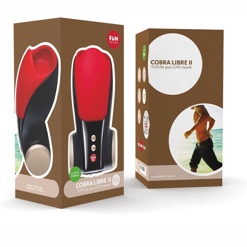 Masturbateur Cobra Libre 2 Rouge - Fun Factory