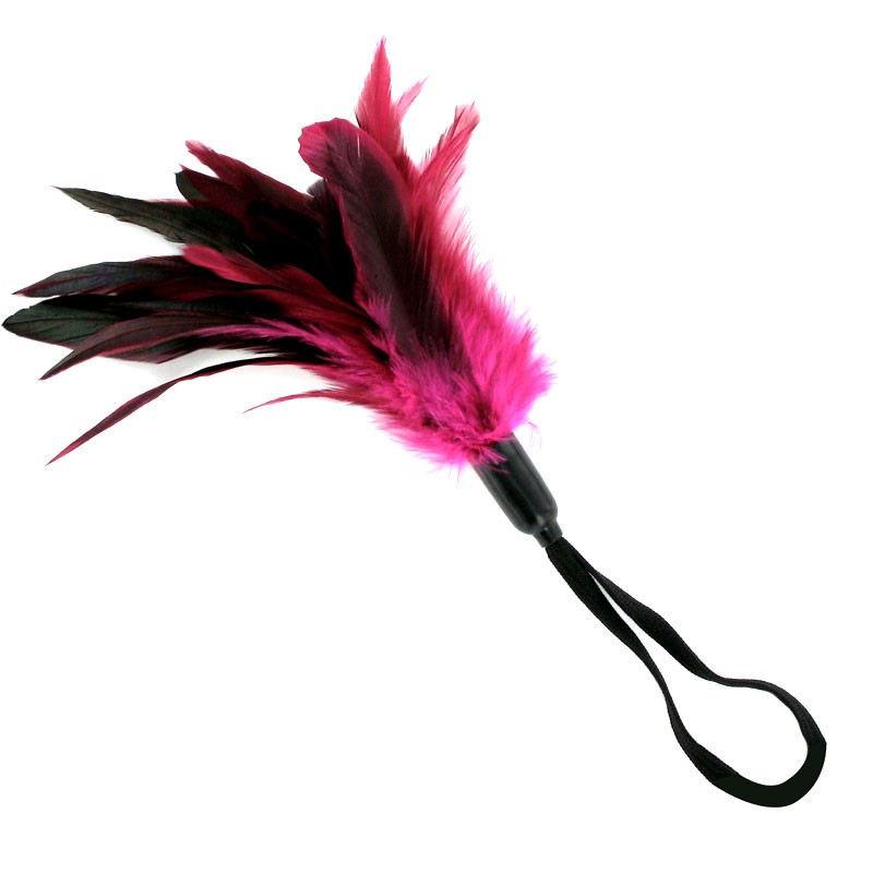Plumes BDSM à chatouiller Pleasure Feather Rose - Sportsheets