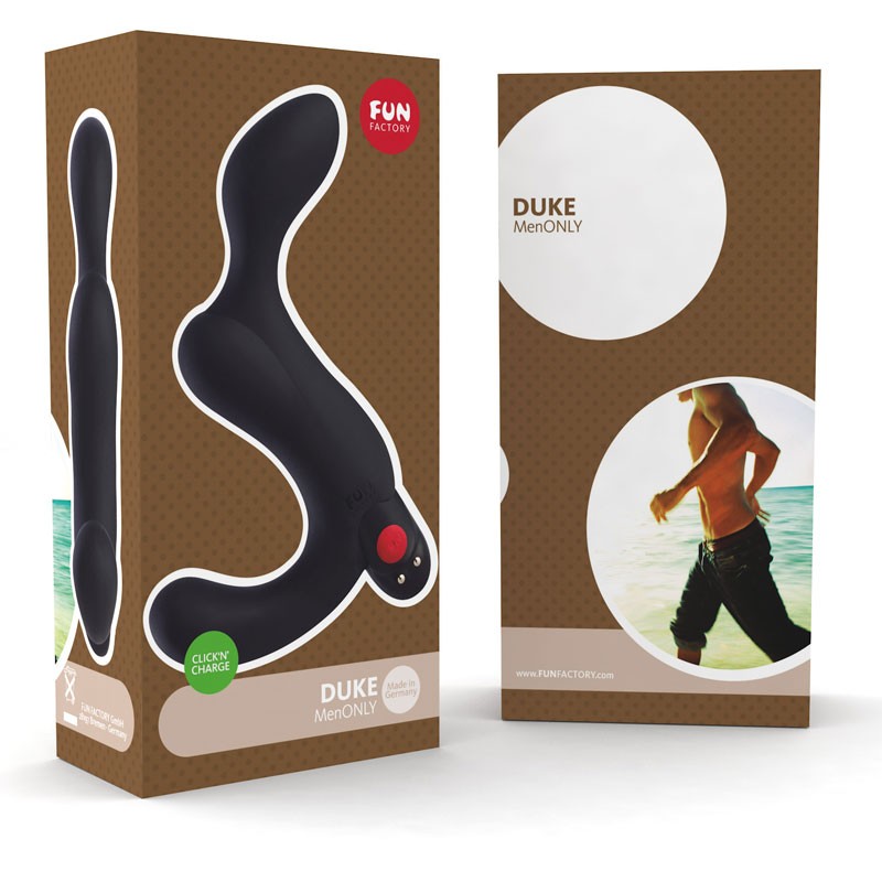 Vibromasseur prostatique Fun Factory Duke Noir