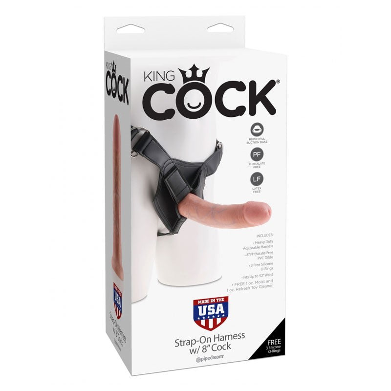 Gode Ceinture réaliste couleur chair 20cm – King Cock 8