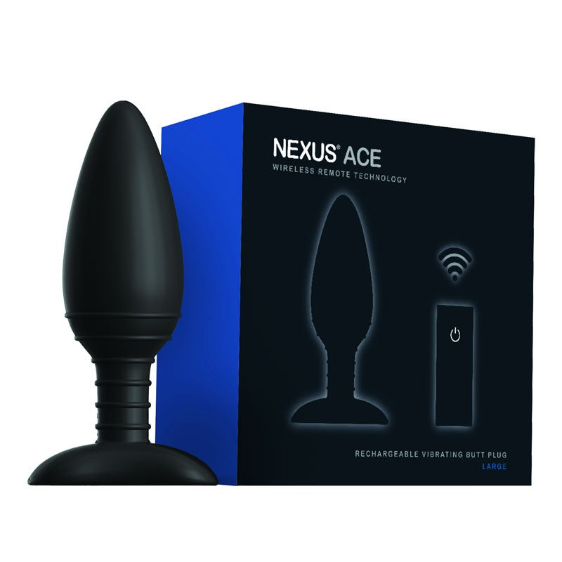 Plug anal vibrant à télécommande Large - Nexus Ace