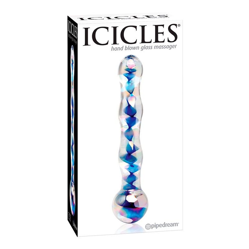 Dildo anal en verre - Icicles N. 8