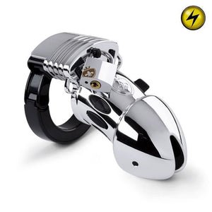 Cage de chasteté Public Enemy No 1 Silver - Mystim