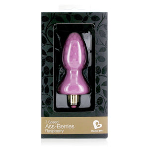 Plug anal Ass-Berries 7-Speed Raspberry