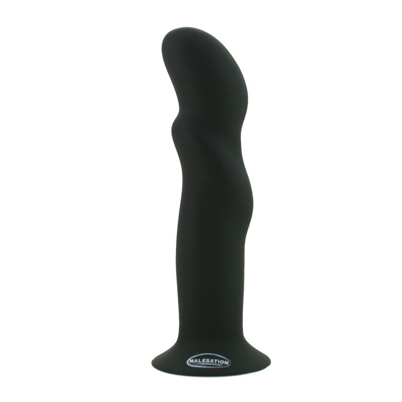 Dildo anal en silicone Robbie Small Noir - Malesation