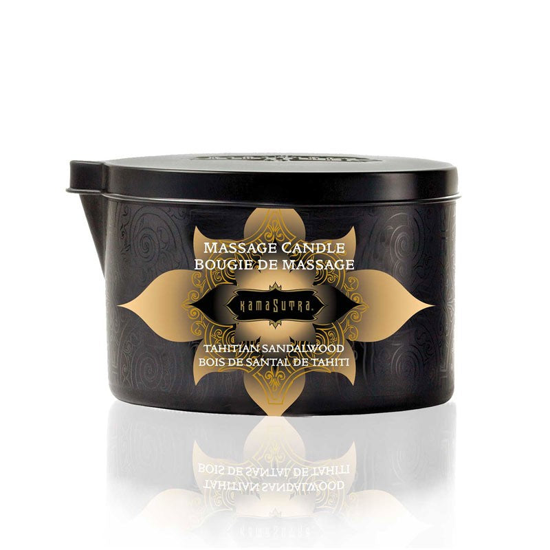 Bougie de massage Kamasutra Bois de Sental de Tahiti 170gr