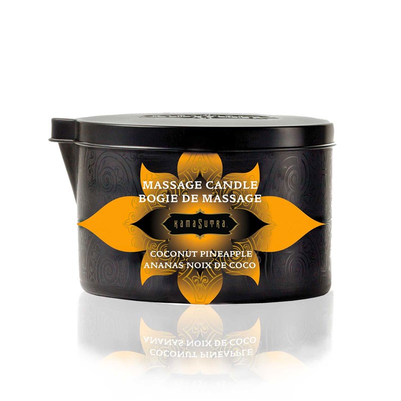 Bougie de massage Kamasutra Noix de Coco Ananas 170gr