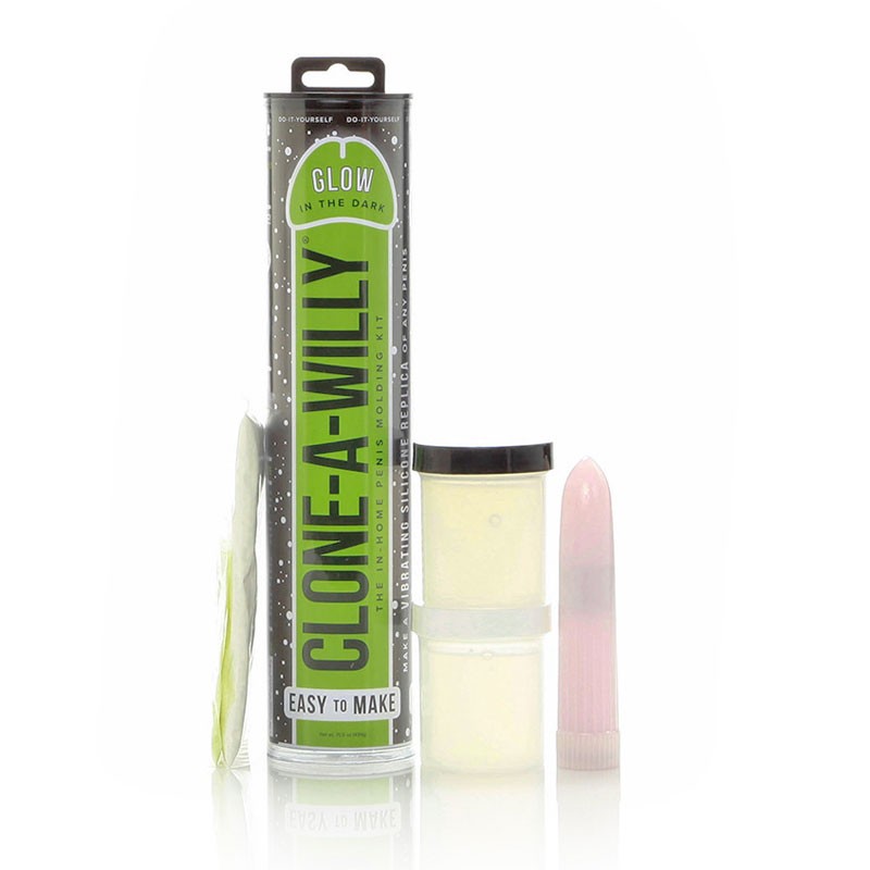 Clone A Willy Glow-in-the-Dark Vert - Kit moulage pénis