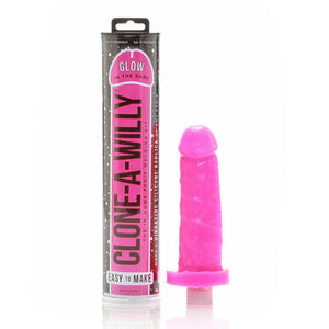 Clone A Willy Glow-in-the-Dark Rose - Kit moulage pénis
