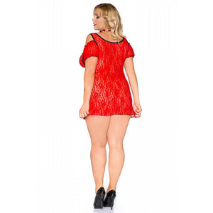 Mini-robe sexy rouge SB/1008 - Andalea