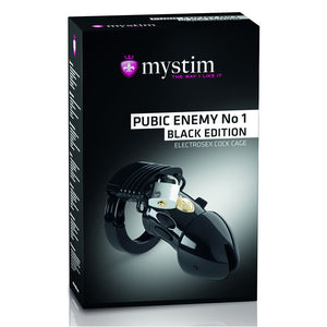 Cage de chasteté Public Enemy No 1 Black Edition - Mystim