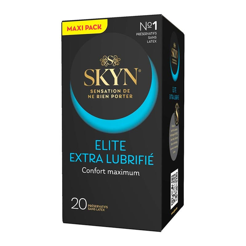 Manix SKYN Elite Extra-Lubrifié Sans Latex - 20 pièces