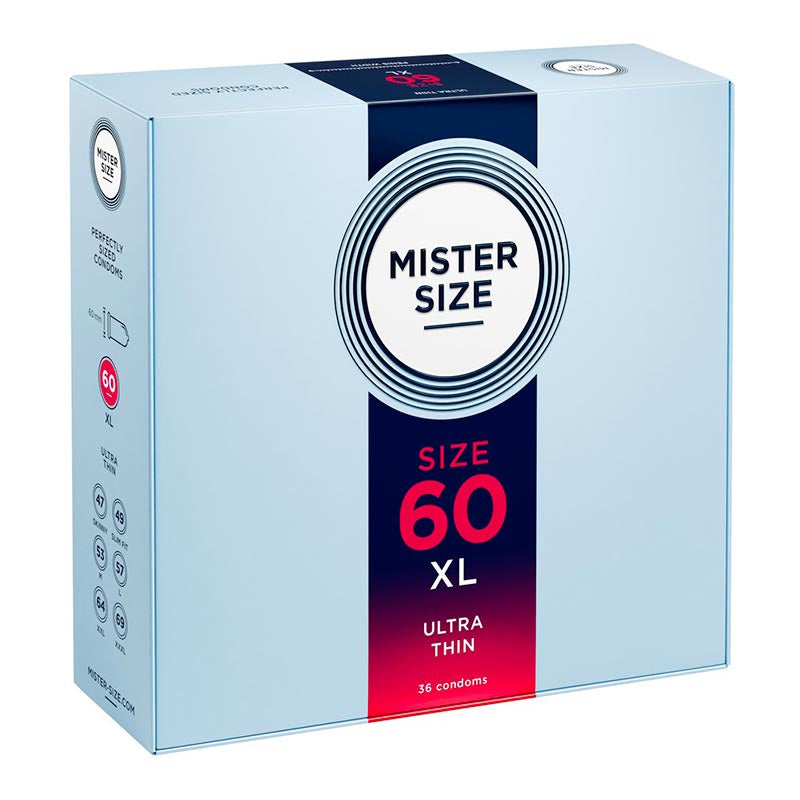 Mister Size Kondome nach Mass 60mm - 36pces.