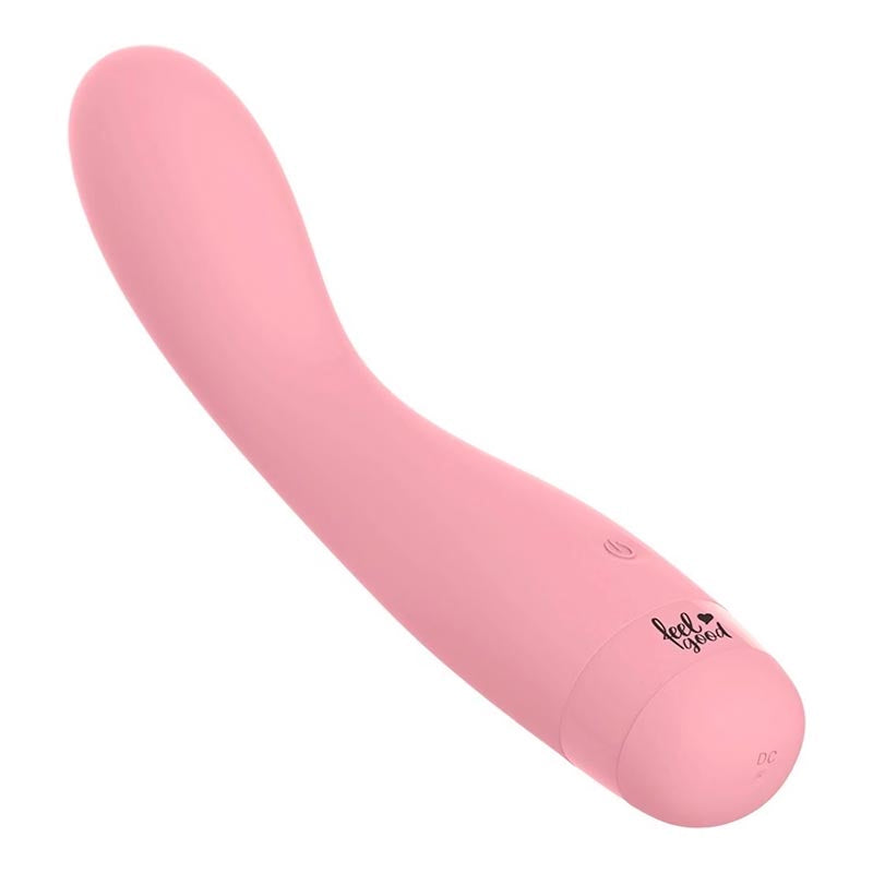 Vibromasseur Feelgood Purefun Rose - Silicone Doux