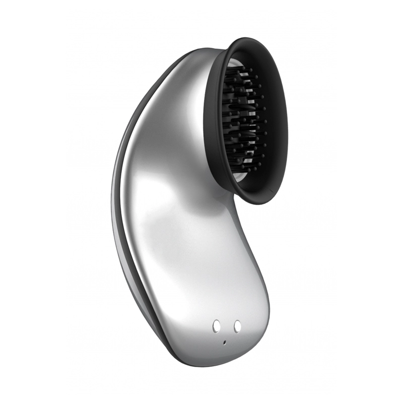 Clitoral Stimulator - Suction & Vibration Toy (silver)