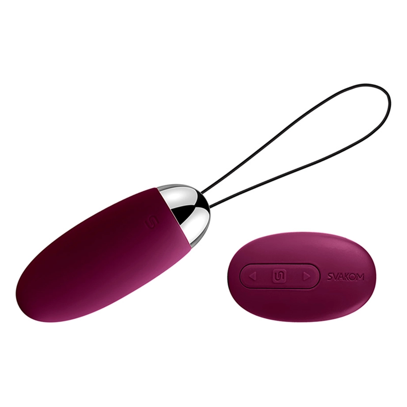 Vibrating Egg with remote control - Svakom Elva (Purple)