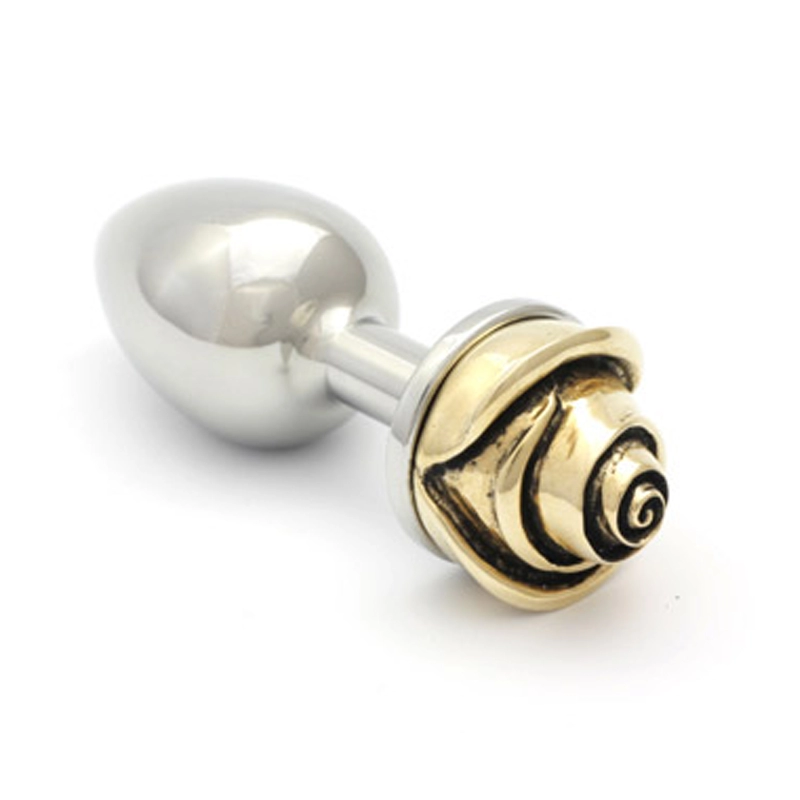 Plug anale Rosebuds Rose - Bronze (M)