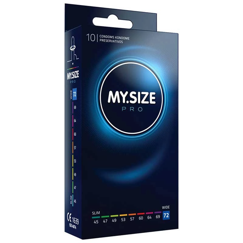 Préservatifs My Size Pro 72mm - 10pces.