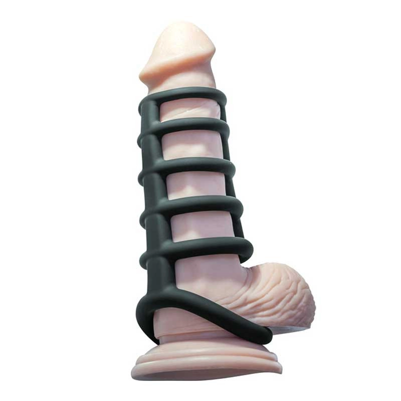 Multi Anello fallico di silicone - Malesation Cage Ring