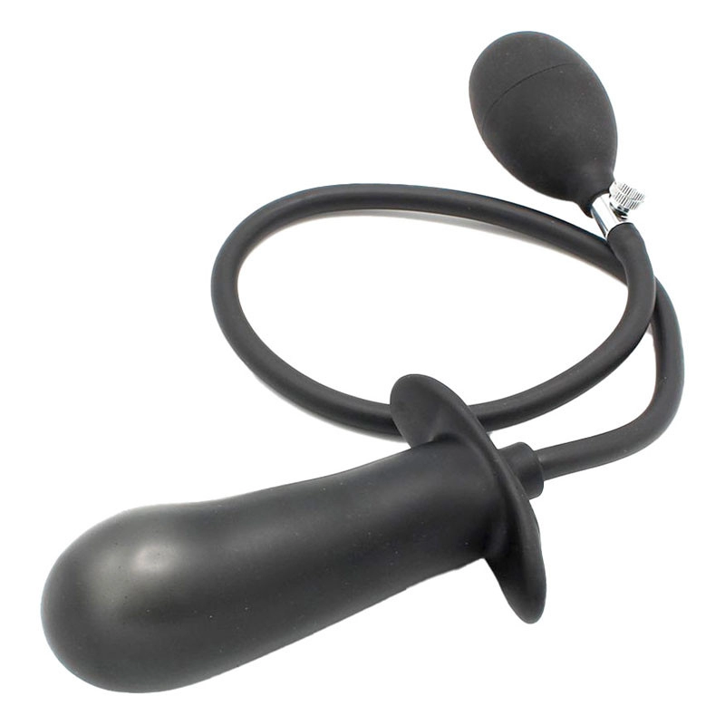 Plug anal gonflable en silicone