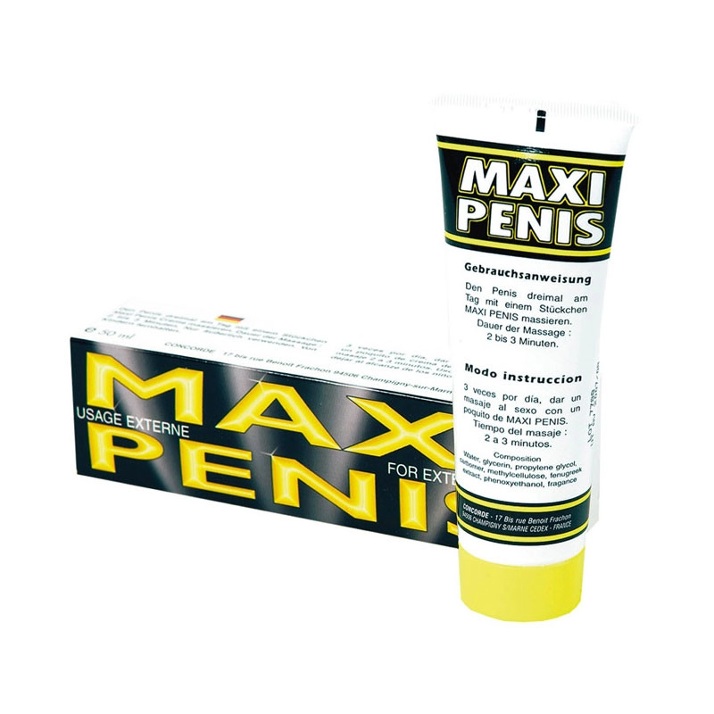 MAXI Penis - 50 ml - Crème developpante pour penis