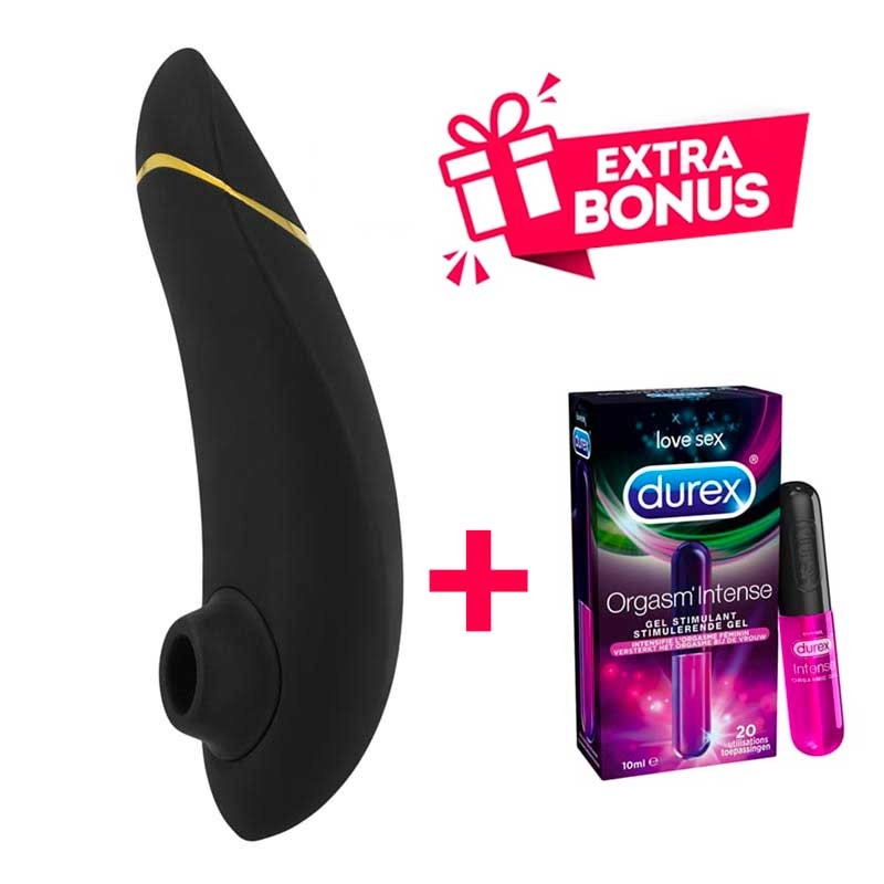 Womanizer Premium 2 (Schwarz) - Klitoris & G Pink Stimulator