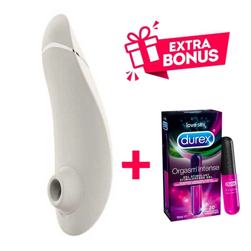 Womanizer Premium 2 (grau) - Klitoris & G Pink Stimulator