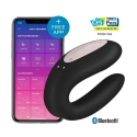 Stimulateur pour couple (Noir) - Satisfyer Double Joy