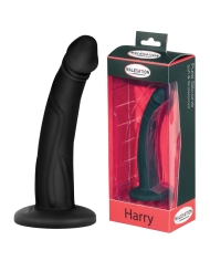Dildo en silicone Harry noir - Malesation