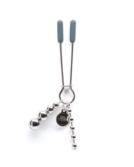 Darker At My Mercy Beaded Chain Nipple Clamps - Fifty Shades of Grey