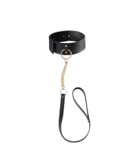 Collier BDSM Maze Wide Chocker Noir - Bijoux Indiscrets