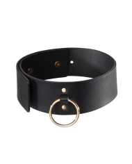 Collier BDSM Maze Wide Chocker Noir - Bijoux Indiscrets