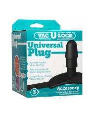 Black Universal Strap-On Vac-U-Lock - Doc johnson