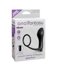 Stimulateur prostatique et Cockring Vibrant Ass-Gasm - Pipedream