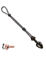 Plug anal & Cockring coulissant Cock-Grip Small - Malesation