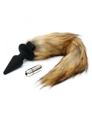 Plug anal en silicone Fox Tail