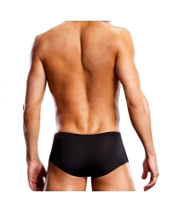 Black Sexy Short Performance Microfiber - Blue Line