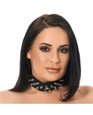Collier BDSM à pointes (largeur 4 cm)