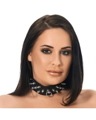 BDSM spiked collar (width 4 cm)