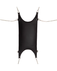SM leather hammock with suspension rings II - Rimba
