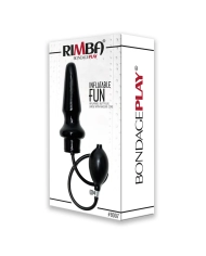 Plug anal gonflable (19 cm) - Rimba