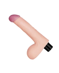 Realistischer Vibrator mit Skrotum (21 cm) Softee 8