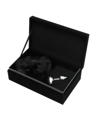 Butt plug SMALL with black tail (unisex) - Rimba