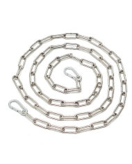 Chain (2 m.) - Welded  with 2 carabine hooks