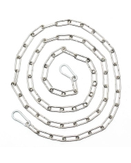 Chain (2 m.) - Welded  with 2 carabine hooks