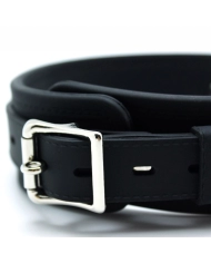 Collier BDSM en silicone et laisse en métal - Rimba