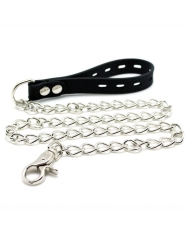 Collier BDSM en silicone et laisse en métal - Rimba